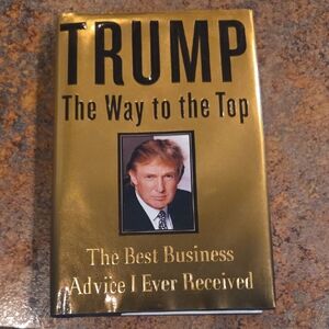 TRUMP  Gold Hardcover Book - The Way to the Top